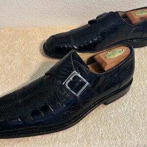 Belvedere Bolero Antique Almond Quill Ostrich Dress Shoes